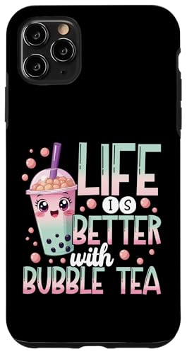 Bubble Tea divertente design Kawaii per Boba Lover Boba Tea Custodia per iPhone 11 Pro Max
