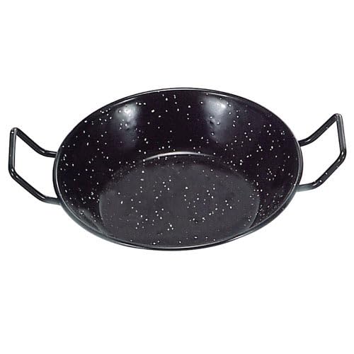 Garcima - La Ideal 170526 - Sartén Honda de Acero, color Negro, 34 cm