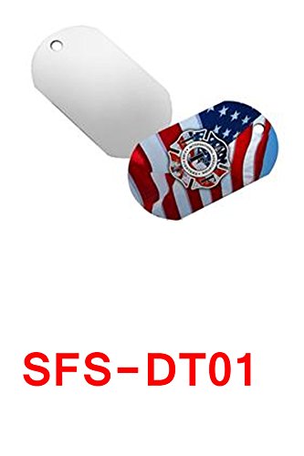 10 Pieces Blank Dog Tag Arc- Shaped Stainless Steel Military Sublimation Dye Heat Thermal Transfer Stamping Engraving 3X5.2 Cm #TOP1