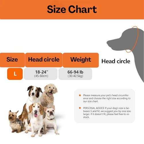Image of TecoKart Dog Ear Muffs for Noise Protection, Black L Size (Head Circumference 45-60CM, Recommended Weight 30-42.5KG) | Ear Muffs for Dogs Noise Cancelling, Dog Ear Protector for Crackers Sound & Cold