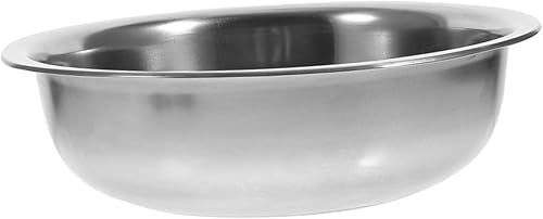 HOMSFOU cuencos de mezcla de metal cuencos de mezcla de metal grandes cuencos de mezcla de metal cuencos de mezcla de ensalada cuencos de metal