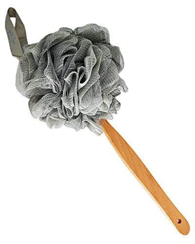 Luffa-Schwamm, 75 g, mit langem Holzgriff Cover