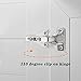 Probrico CHHS09 Clip On Face Frame Mounting Concealed Cabinet Hinges,1 Pair