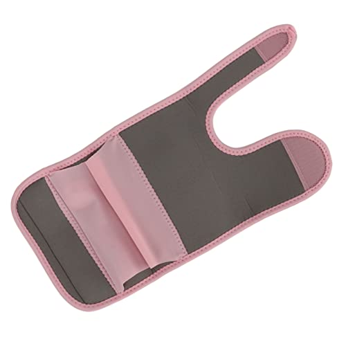 Bracelete de Mão, Bracelete de Pulso Rosa Com Design Curvo Respirável para Esportes (Mão direita)