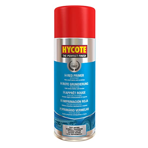 Hycote Fast Drying Aerosol Car Spray Paint Red Primer 400 ml