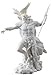 Zeus Greek God Holding Thunderbolt Statue with Eagle