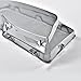 CRODESSIGN Headlight Lens Cover Compatible with 2002 2003 2004 2005 BMW E46 3-Series 4DR 63126924046/63126924045