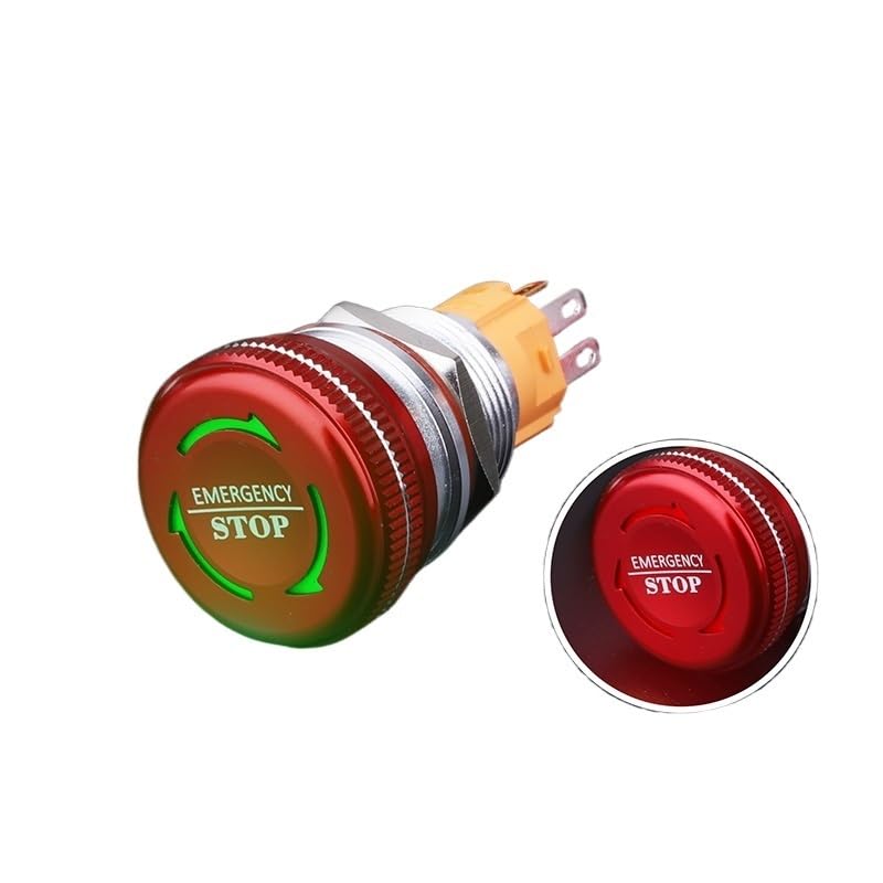 Bouton d'arrêt d'urgence étanche pour sécuriser votre atelier de création