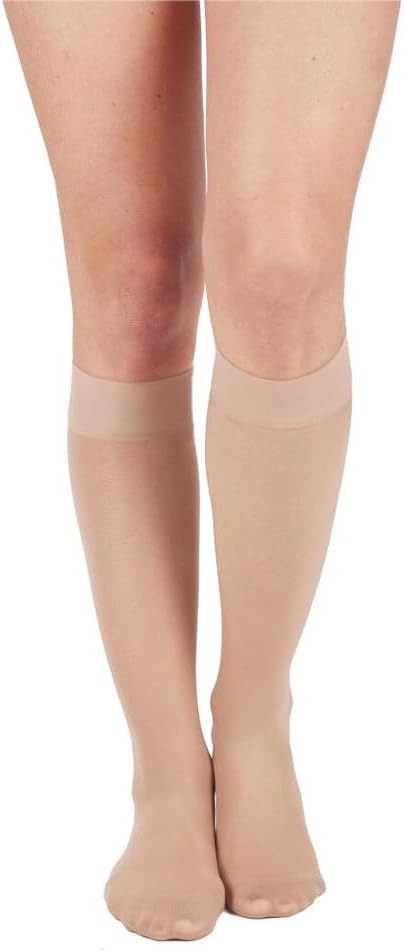 Lady Sofia4 Pairs Opaque Knee High Tights Pop Socks 70 Denier