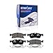 Detroit Axle - Brake Pads for Jeep 2011-2016 Grand Cherokee, 2011-2020 Dodge Durango, Ceramic Brake Pads 2012 2013 2014 2015 Replacement Brakes Front & Rear
