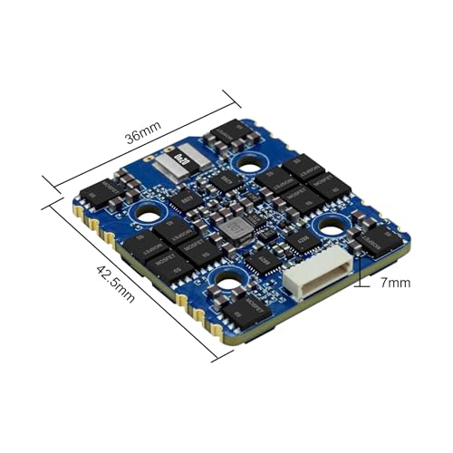 ESC 4 en 1 65A sin escobillas SEQURE AM32 para drones FPV Racing 7
