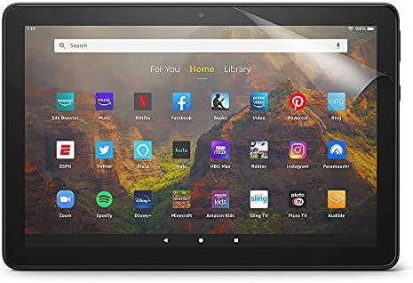 NuPro Anti-Glare Screen Protector for Amazon Fire HD 10 and Fire HD 10 Plus tablet (2021 release), 2-pack