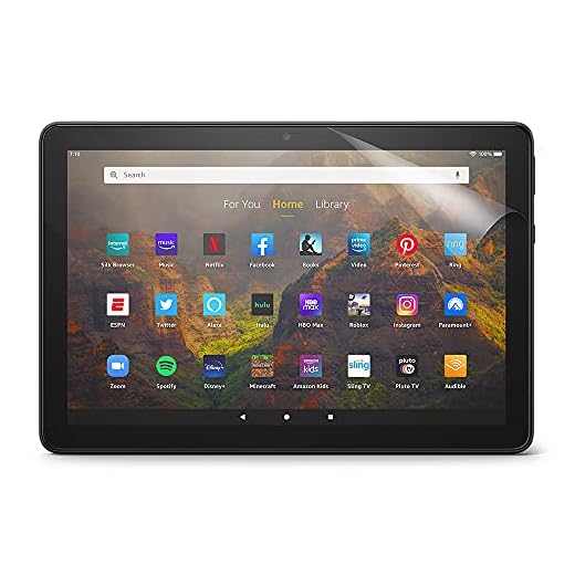 NuPro Anti-Glare Screen Protector with Antimicrobial Technology for Amazon Fire HD 10 and Fire HD 10 Plus tablet (11th generation, 2021 release), 2-pack