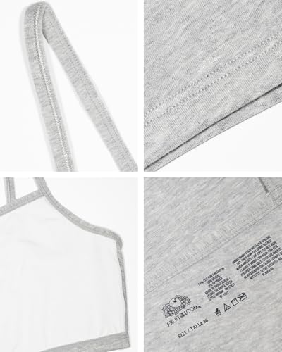 Image of Fruit of the Loom Women's Spaghetti Strap Cotton Sports Bra - All-Day Comfort