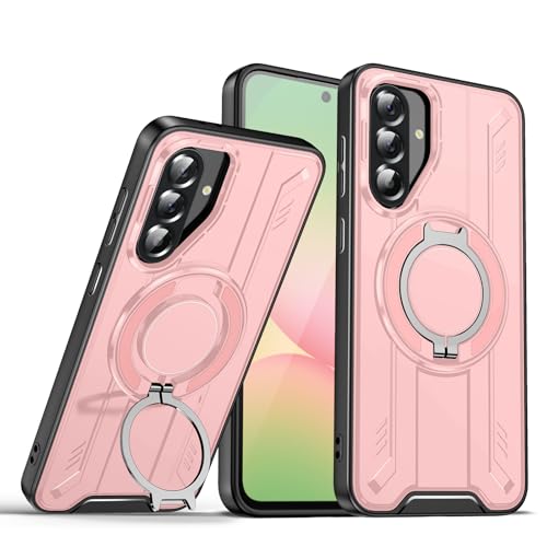 WZOYXOC �ƌ݊����̂��� Galaxy A36 5G �p�� �P�[�X Galaxy A56 5G �p�� �P�[�X Magnetic�Ή� �����O �X�^���h�@�\ �ϏՌ� �c�����\ 360°���R��] TPU+PC �y�� ����~�� �����ی� �ԍڃz���_�[�Ή� 
