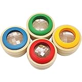 Wunderbarer Bienenaugeneffekt: Die Linse ist ein poliertes Prisma, das das Kaleidoskop auf das Licht richtet. Sie können eine Vielzahl magischer Muster und optischer Effekte erkennen. Diese Linse simuliert den Effekt, den die Bienenaugen sehen, und zeigt Kindern die Magie der wissenschaftlichen Landschaft. (Starren Sie nicht direkt in die Sonne und anderes starkes Licht!)