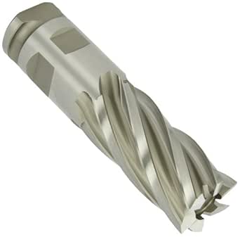 Dormer 0413425 Cobalt Steel Square Nose End Mill, Metric, Stub Length, Shank, Gold Oxide Finish - View #3