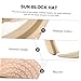 LIFKOME Lightweight Lace Sun Hat for Women Big Brim Empty Design for Summer Beach UV Protective Cotton Yarn Material Japanese Style Fashionable Outdoor Headwear Adjustable Size Pink