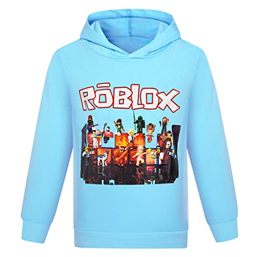Roblox Ensemble de 2 sweat-shirts à capuche pour garçons et filles, Bleu ciel 3., 11-12 ans Cover