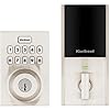 Kwikset HomeConnect 620 Z-Wave Long Range Enabled Keypad Smart Lock Convenient Keyless Entry, Customizable User Codes, Ring Alarm Compatible, Hub Required, Sold Separately Satin Nickel Contemporary