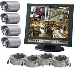 Mace MSP-19LCD8CAM4 DVR/LCD Combo Kit with 19-Inch LCD