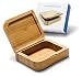 Premium Bamboo Retainer Case for Aligners (By Mouth Rack)
