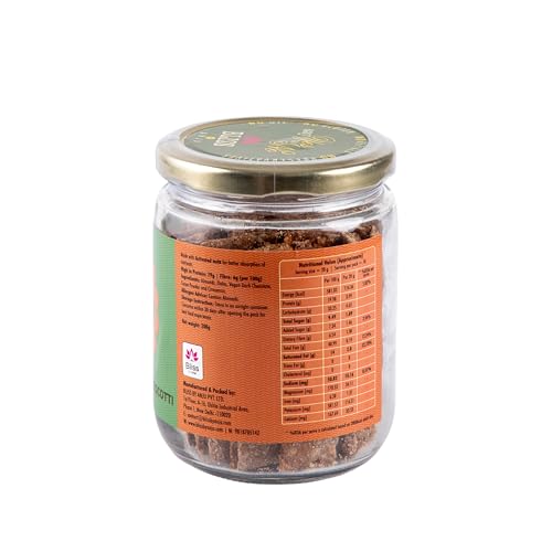 Image of Bliss by Anju Chocolate Almond Biscotti 200g | Contains 38g Protein Per Pack | Activated Almonds & Premium Cocoa | Baked, Gluten-Free | Rich in Fibre & Healthy Fats | Wholesome Crunchy Snack