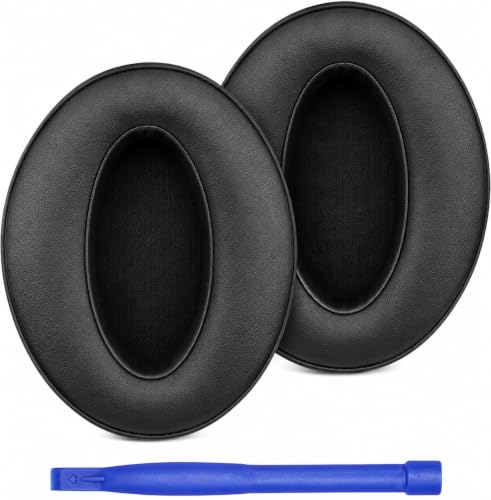 Image of MIZI Replacement Ear Pads for Sennheiser HD 4.50BT, HD 4.50BTNC, HD 4.50SE, HD 4.40BT, HD 4.30G, HD 4.20S, HD 450BT, HD 458BT, HD 400S, HD 350BT, HD300, Adapt 360 & Adapt 361 Ear Cushions - Black