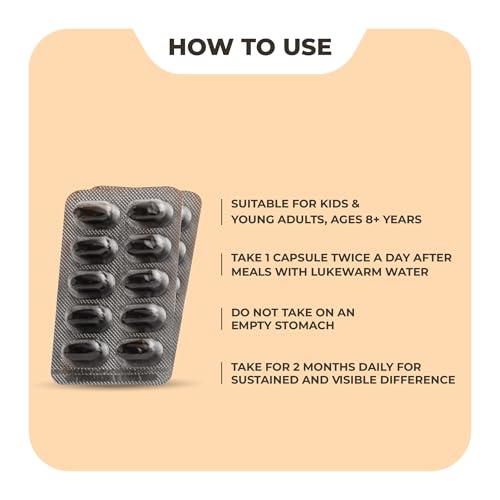 Image of Nisarga Herbs Nurosmart 60 Soft Gel Capsules | 30 Days Supply | Brahmi Brain Booster with Shankhpushpi & Jyotishmati for Teenagers & Adults