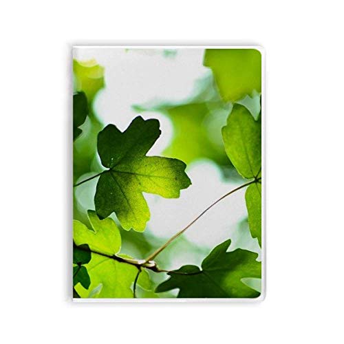 Carnet de notes feuilles Sunshine avec couverture souple ultra-confort