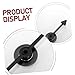 CIYODO 12pcs Reusable Blank Rotating Game Board Erasable Spinning Arrows Acrylic Wheel for Classroom Office and Home Teaching Activities