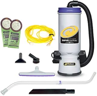 ProTeam Backpack Vacuums, Super CoachVac Commercial Backpack Vacuum Cleaner with HEPA Media Filtration