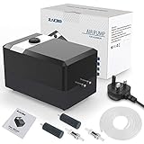 Zacro Aquarium Air Pump - Ultra Silent Oxygen Pump with Dual Outlet Adjustable Air Valve, Air Volume 2 * 5L/min 6 W, Up to 130 Gallon Tank - Image 1