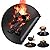 20" 39" 47" 59" Fire Pit Mat for Stove, 3-Layer Fireproof Mat for Under Fire Pit, BBQ Mat for Under Grill for Outdoor Grill Deck Protector, Patio, Pavers,Portable Reusable and Waterproof (39" D)