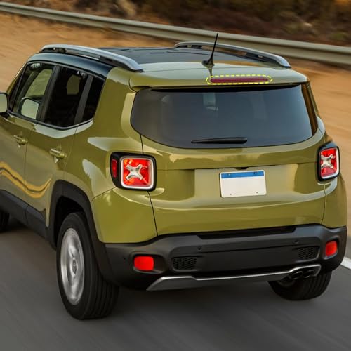 Huray Terceira luz de freio para Jeep Renegade 2015-2021 luz de freio de montagem alta lâmpada de pa
