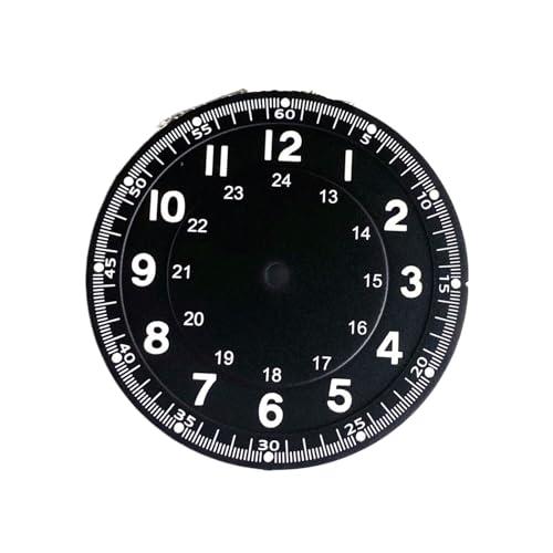 Cadran de montre 33.5mm aiguilles noires pour remplacer cadran usé mouvement 8215 NH35