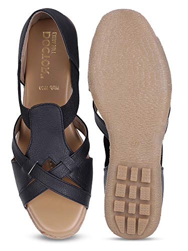 Image of DOCTOR EXTRA SOFT Women's Sandals Ortho Care Orthopaedic Diabetic Daily Use Dr Sole Footwear Casual Stylish Chappals Slippers for Ladies & Girl's K-537