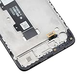 Double Sure Full LCD Display Touch Digitizer Screen Replacement for Motorola Moto G22 XT2231-2 with Screen Frame Black 6.5"