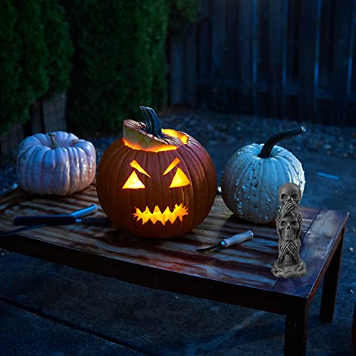 image for TOPYS 3D Skull Candle Silicone Mold Halloween Party Supplies DIY Resin