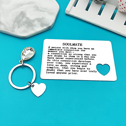 Xiahuyu Valentines Day Gifts for Men Engraved Wallet Insert Card for Boyfriend Fiance Husband Wedding Anniversary Present for Him Fathers Day Christmas Birthday Gifts4