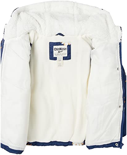 Oshkosh B’gosh Baby Girl's Hooded Winter Coat, Navy With Stylish Allover Design, Lg Floral, 3 Years #TOP3