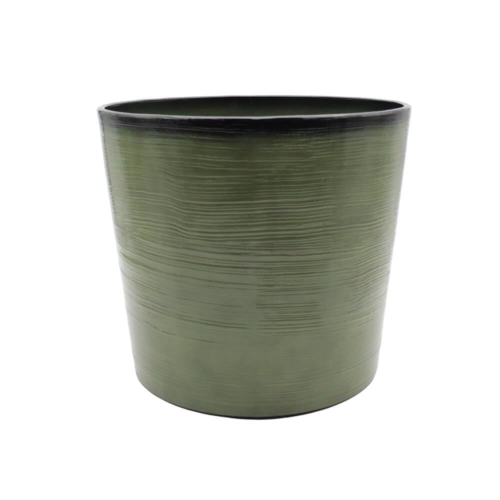 Gardening Naturally Light Green Banyan Recycled Ceramic-Effect Planter – Uv And Frost Resistant, 35.5Cm X 40Cm By Flowersea (Light Green)