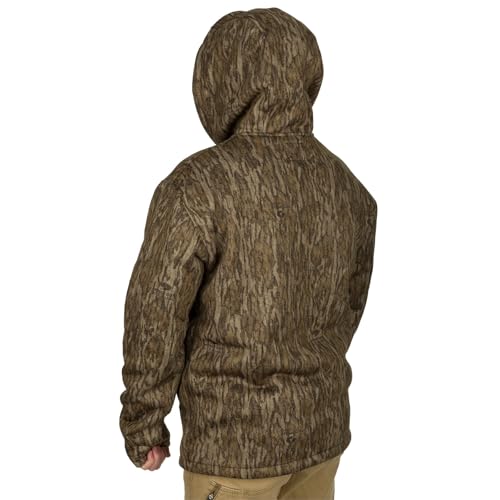 Drake Waterfowl Youths' Unisex LST Silencer Hunting Warm Anti-Pilling Hoodie w/Soft Combed Fleece Interior & Kangaroo Pouch3