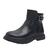 t5 seitenverkleidung hinten rechts Schuhweite: Normal JXILY Frauen Basis-Chelsea-Stiefel Damenmode Low Blockabsatz Beleg auf Knöchel Bootie verzierte runde Zehe elastische Seitenverkleidung Kleid Lederschuhe,No Cashmere,37