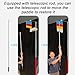 saroot Vertical Jump Tester Jump Measurement Tool Adjustable Jump Measuring Tool Floor Standing High Jump Training Equipment for Basketball Volleyball Players