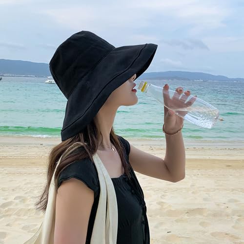 Sombrero de ala ancha ITODA para mujer con protección solar UPF 50+ miniatura 5