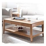 Diseño perfecto: la superficie de la mesa robusta con un aspecto vintage son precisamente la elegante combinación de estilos que le dan a este mueble de sala un carácter individual y una estabilidad notable