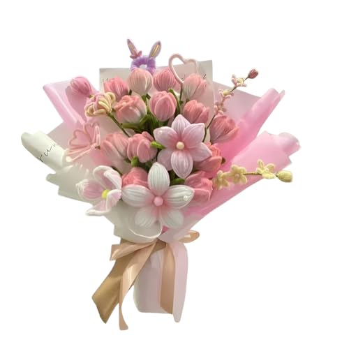 [Blopobuyi]�yQR�R�[�h�������z��|���[�� �L�b�g ���[���t�����[ ���؃u�[�P�쐬 �J���[���[��500�{+LED�����t�� �����j��/���������M�t�g �����s�v �ԕ��Ȃ� ����ޗ� ���b�s���O�Z�b�g �����v���[���g ��e��DIY�Z�b�g �s���N��