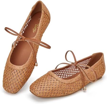 Trary Women's Woven Mary Jane Flats