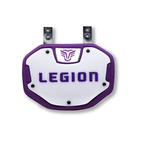 Legion Protective M-50 Football Back Plate, Optimal Comfort, Cutting Edge Innovation, Next Level Protection (Purple/Gold) Cover